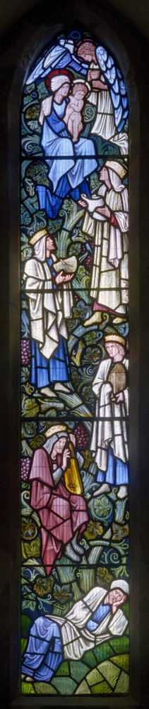 The Tree Of Jesse (Self Portrait) by Edward Burne-Jones