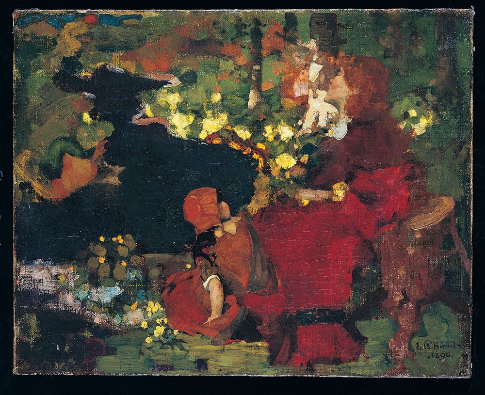 A Pool in the Woods by Edward Atkinson Hornel