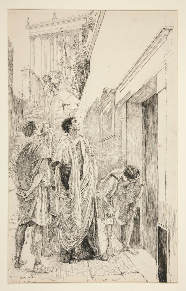 Dromio of Ephesus by Edwin Austin Abbey
