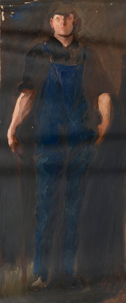 Figure Study, for The Apotheosis of Pennsylvania, House of Representatives Chamber, Pennsylvania State Capitol, Harrisburg by Edwin Austin Abbey