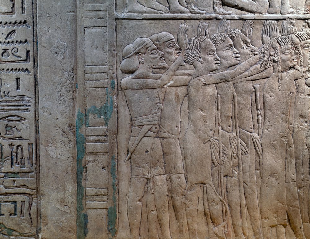 Princes of Nubia, Libya, Syria and Palestine coming to pay homage to ...