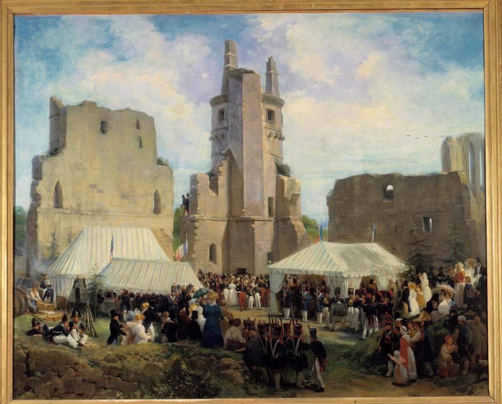 Walk of Louis Philippe 1st and his family by Eloi-Firmin Feron