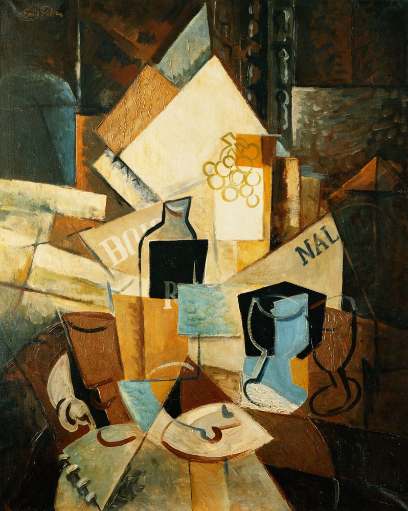 Cubist Still Life by Emil Filla: Buy fine art print