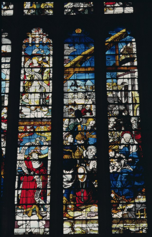 Nativity depicting the Adoration of the Magi, 16th century by English School