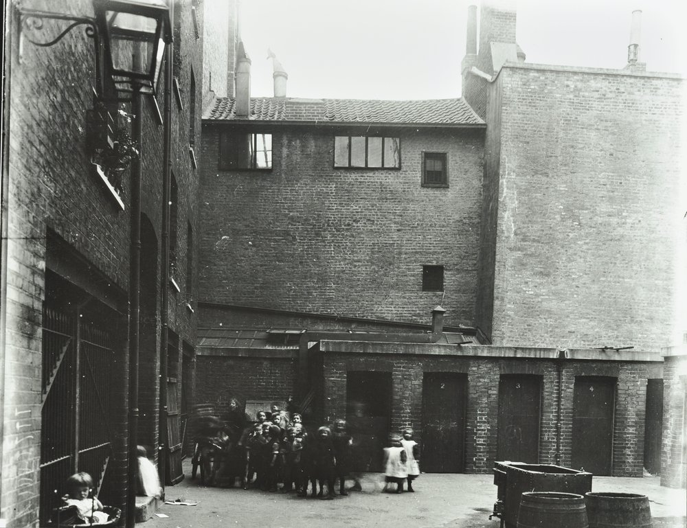 Dufferin Street: Costermongers Buildings, London, 1896