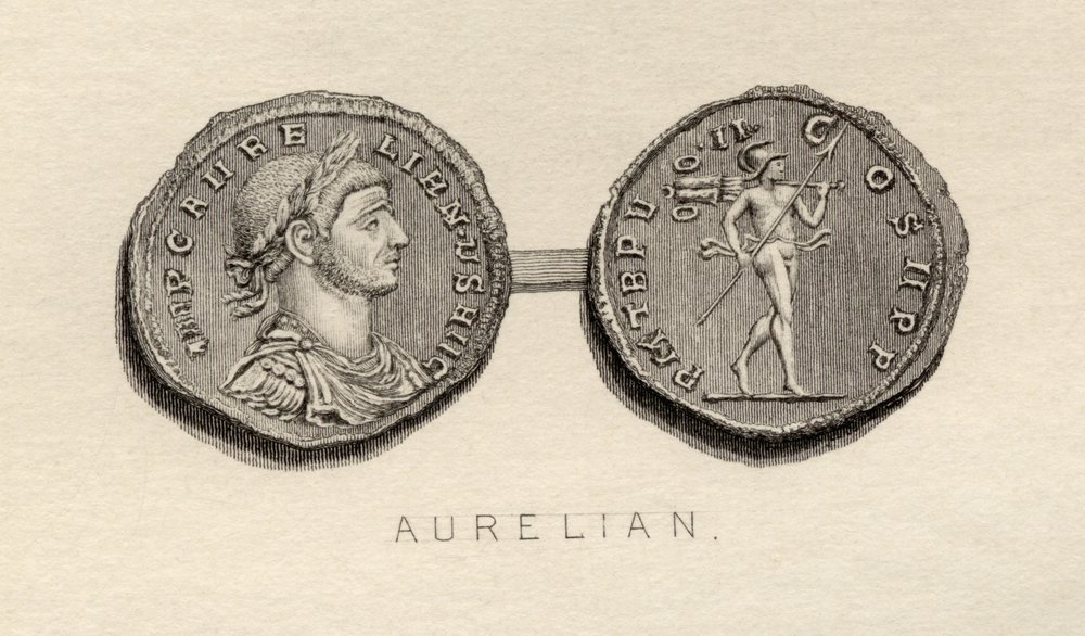 Coin from the Era of Aurelian by English School