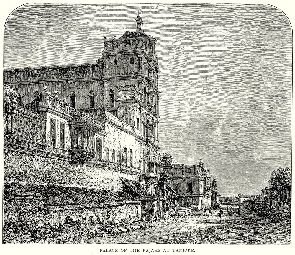 Palace of the Rajahs at Tanjore by English School