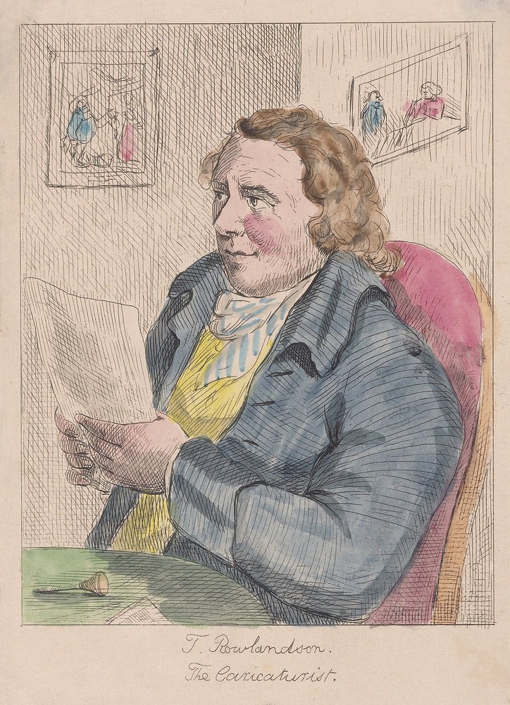 Portrait of Thomas Rowlandson by English School