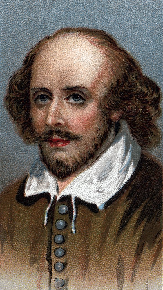 Portrait of William Shakespeare, English playwright - From series 