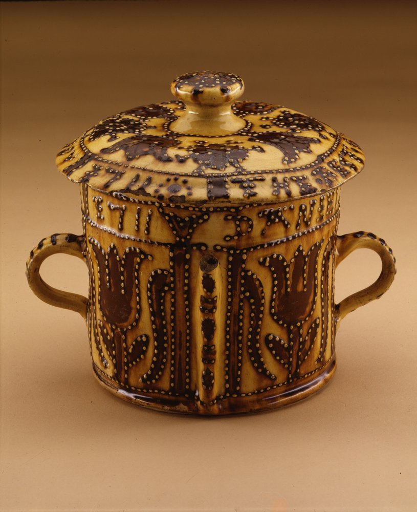 Posset Pot with Lid, 1711 by English School
