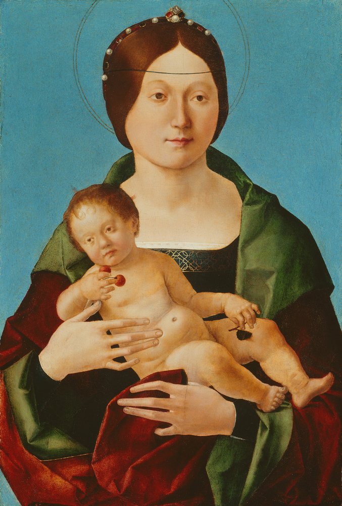 Virgin and Child by Ercole de