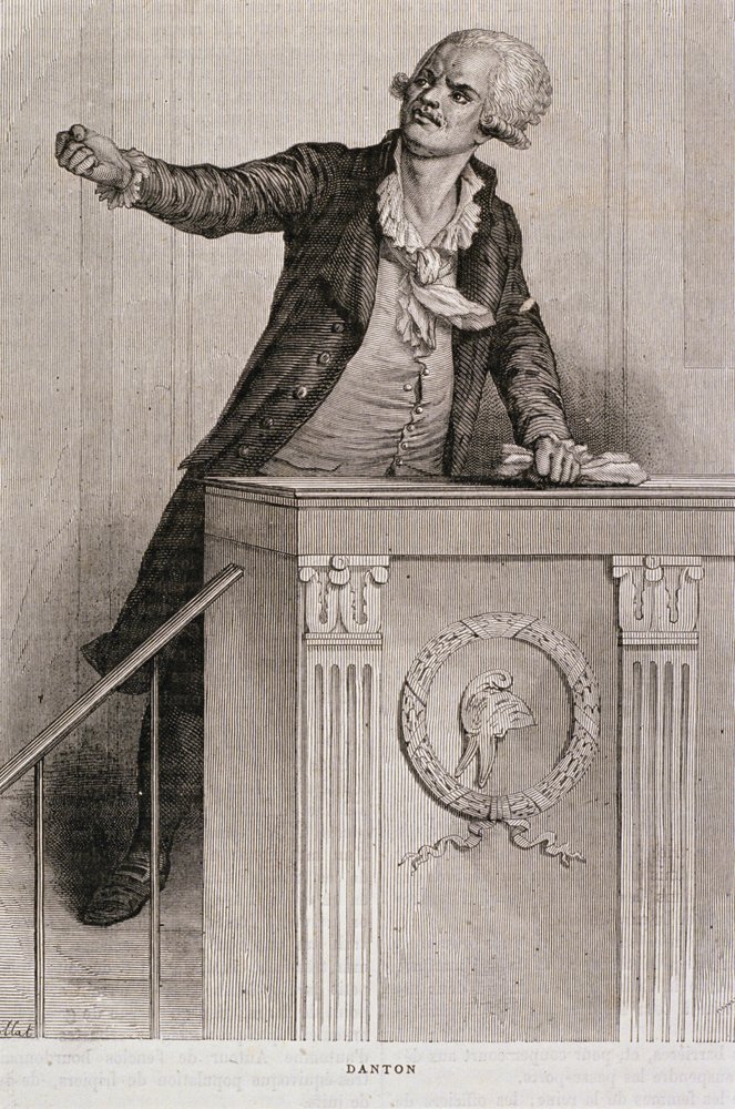 Portrait of Georges Jacques Danton by Eugene Joseph Viollat