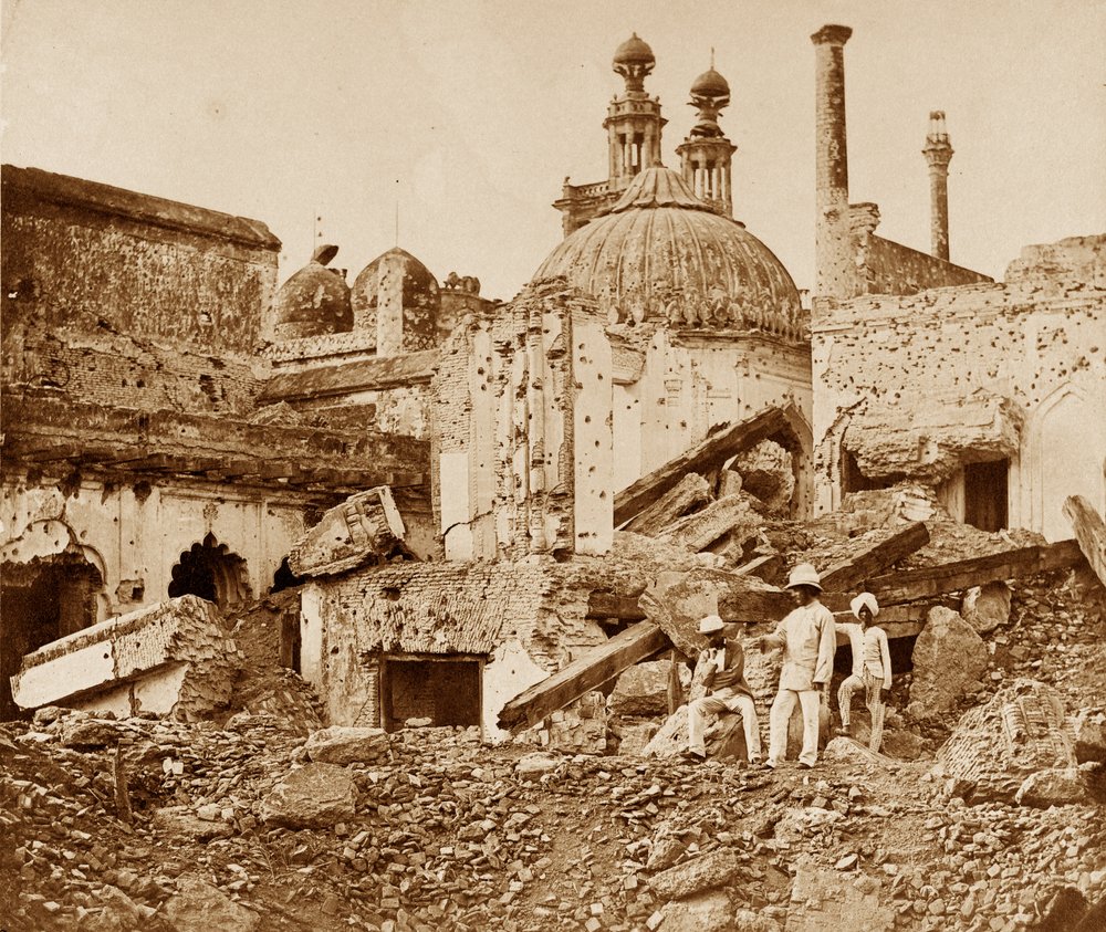 The Mine in the Chutter Munzil exploded by the enemy at the first ...