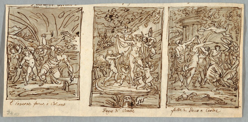 Winter, the Forge of the Vulcan, Spring, the Bath of Venus, Summer ...