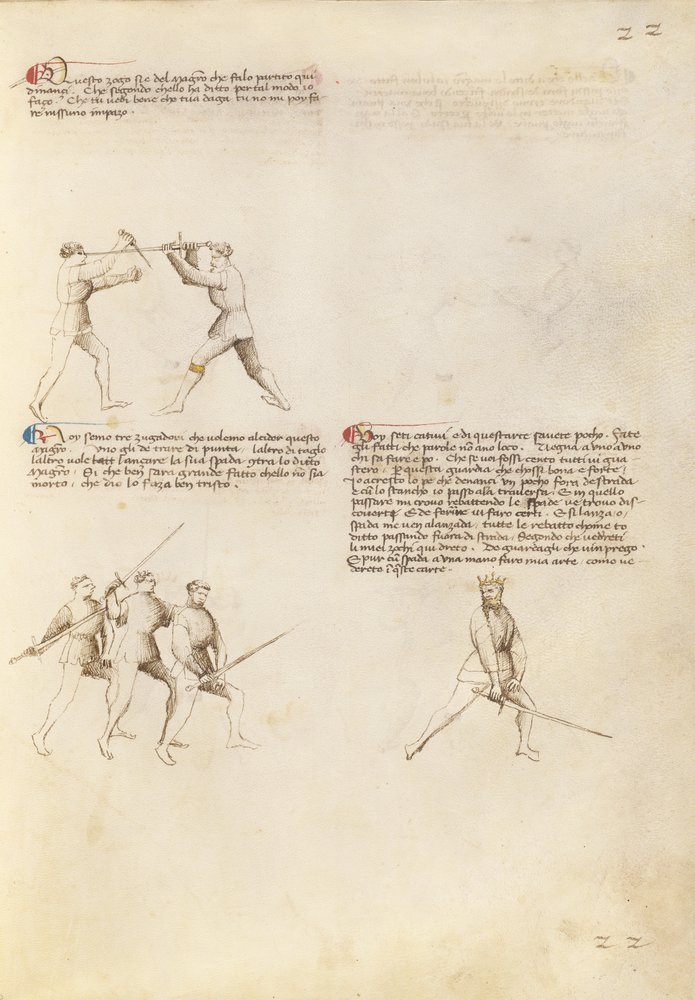Combat with Dagger and Sword by Fiore Furlan dei Liberi da Premariacco