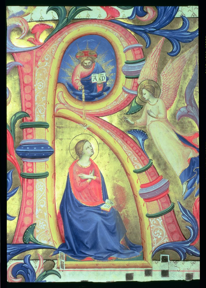 The Annunciation (detail) by Fra Angelico
