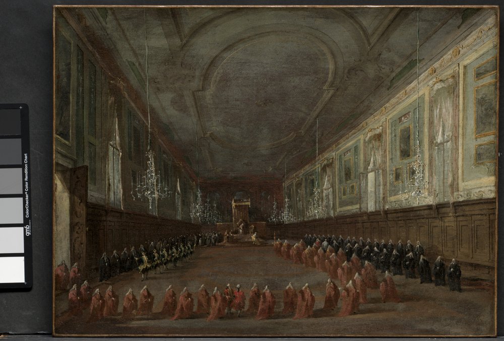 Pope Pius VI Descending the Throne to Take Leave of the Doge in the ...