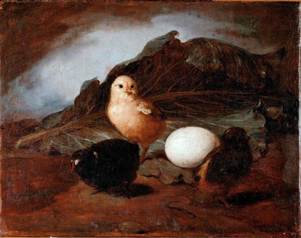 Chicks by Francesco Inganni: High-quality fine art print