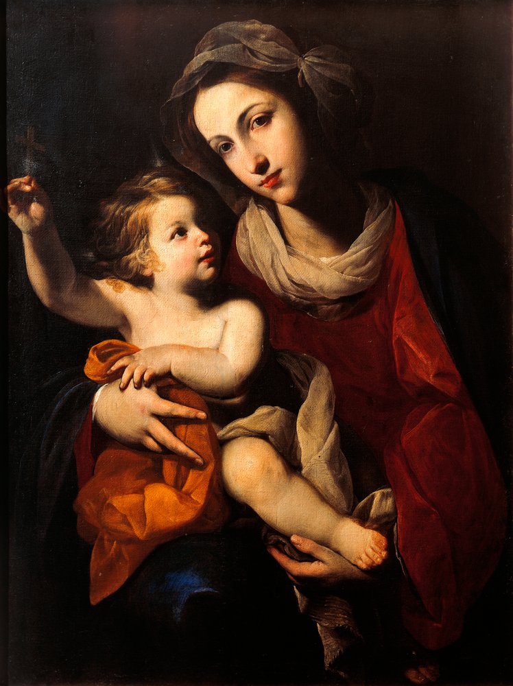 Madonna and Child by Francesco Solimena by Francesco Solimena