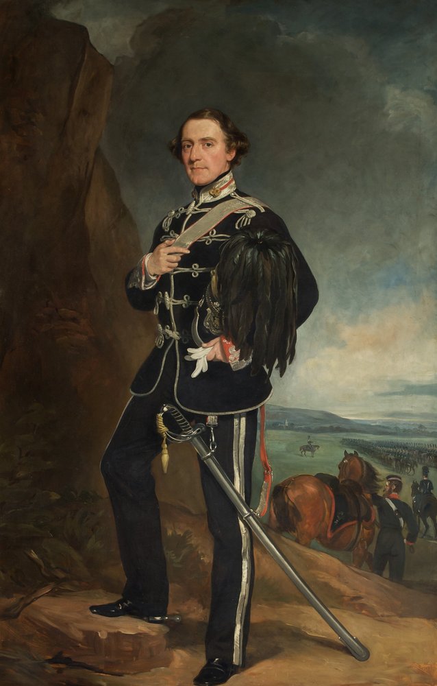 The 2nd Lord de Tabley as Colonel Commandant of the Earl of Chesters ...