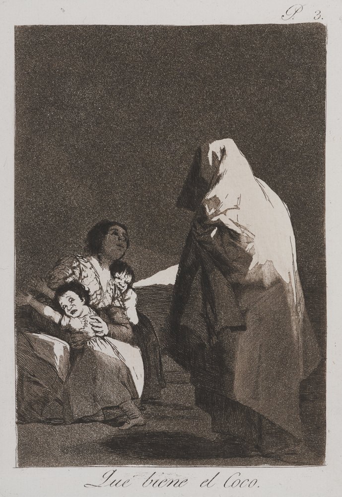 Here Comes the Bogey-Man by Francisco de Goya