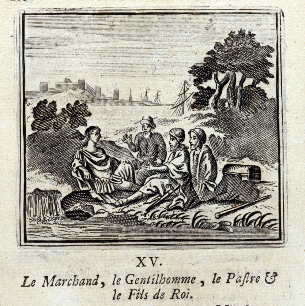 The Merchant, the Gentleman, the Patra, and the Son of the King