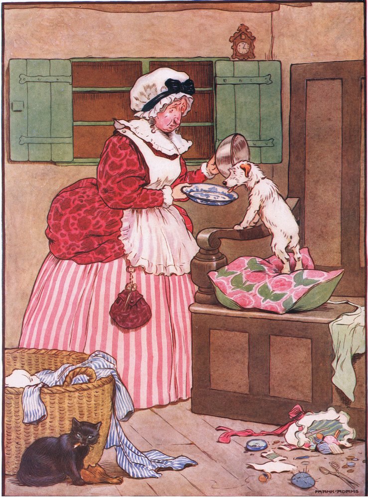Old Mother Hubbard, 1930s by Frank Adams: Fine art print
