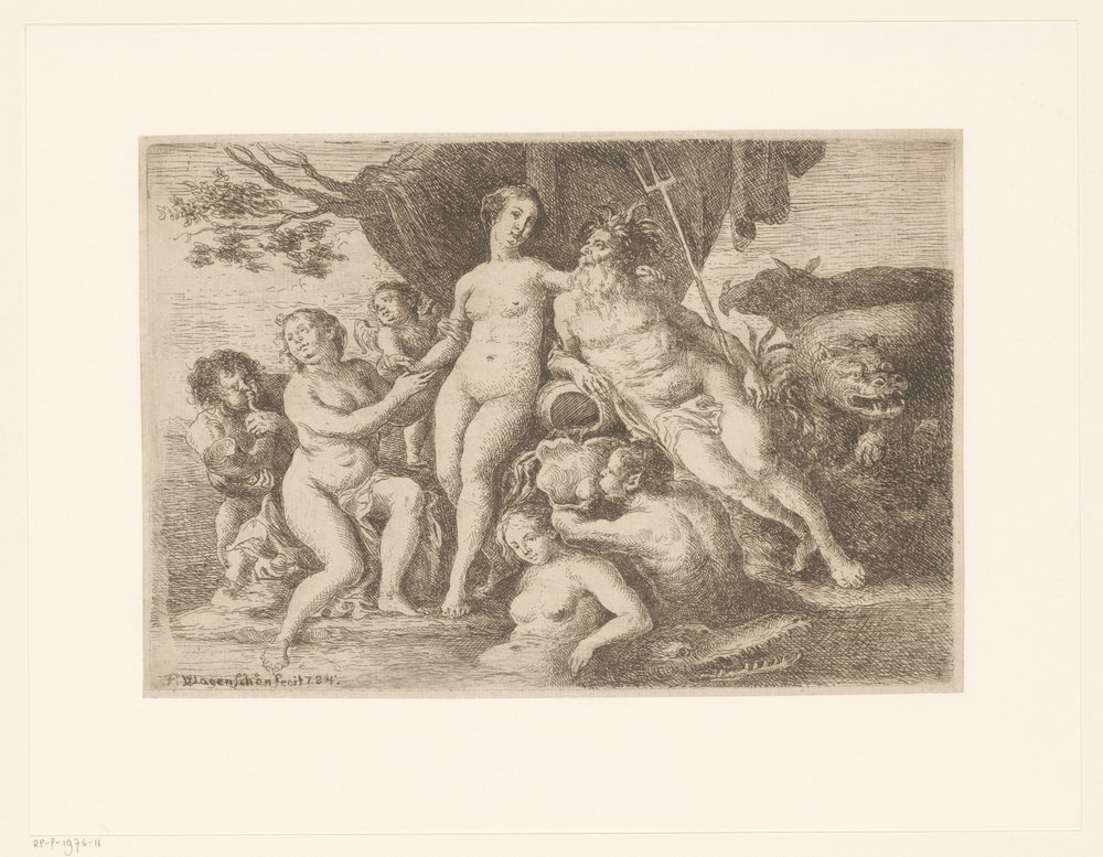 Neptune and Amphitrite Among Bathing Nymphs and Mermen