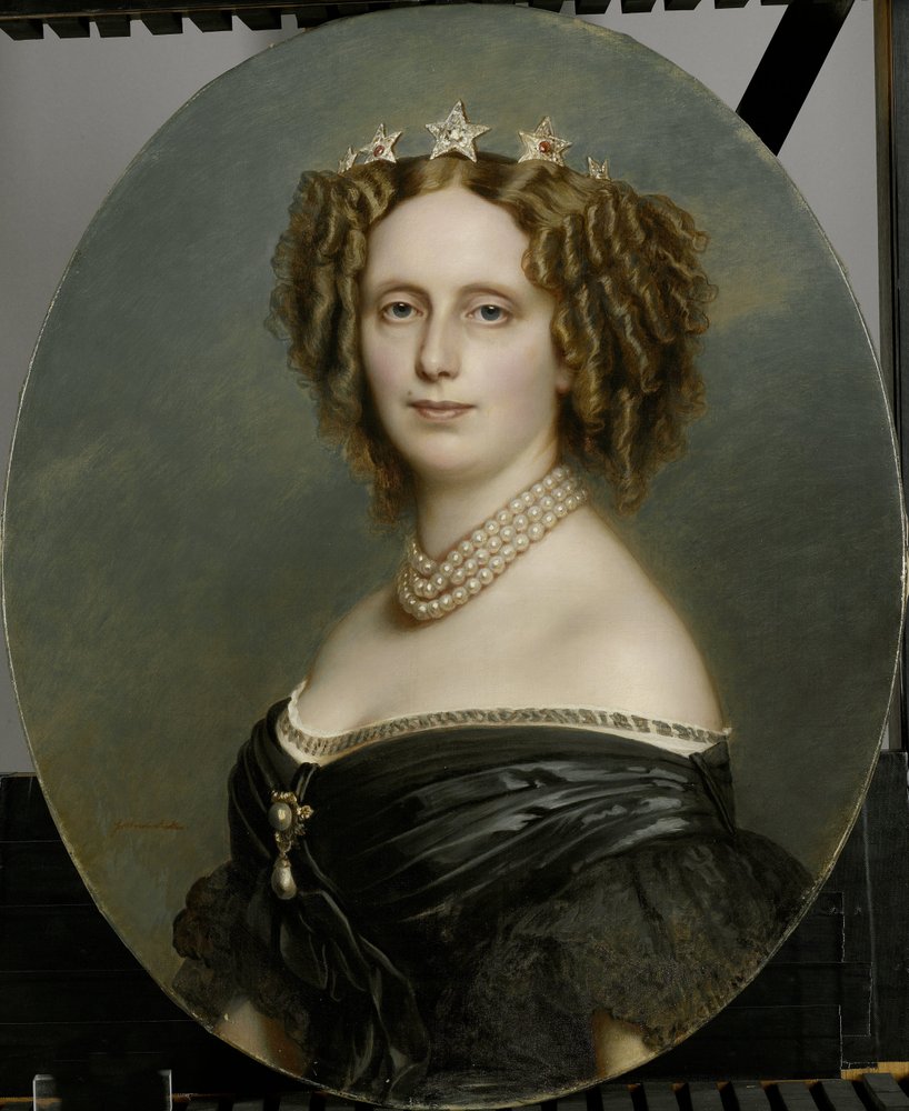 Portrait of Sophia Frederika Mathilda (1818-77), Princess of Württemberg by Franz Xaver Winterhalter