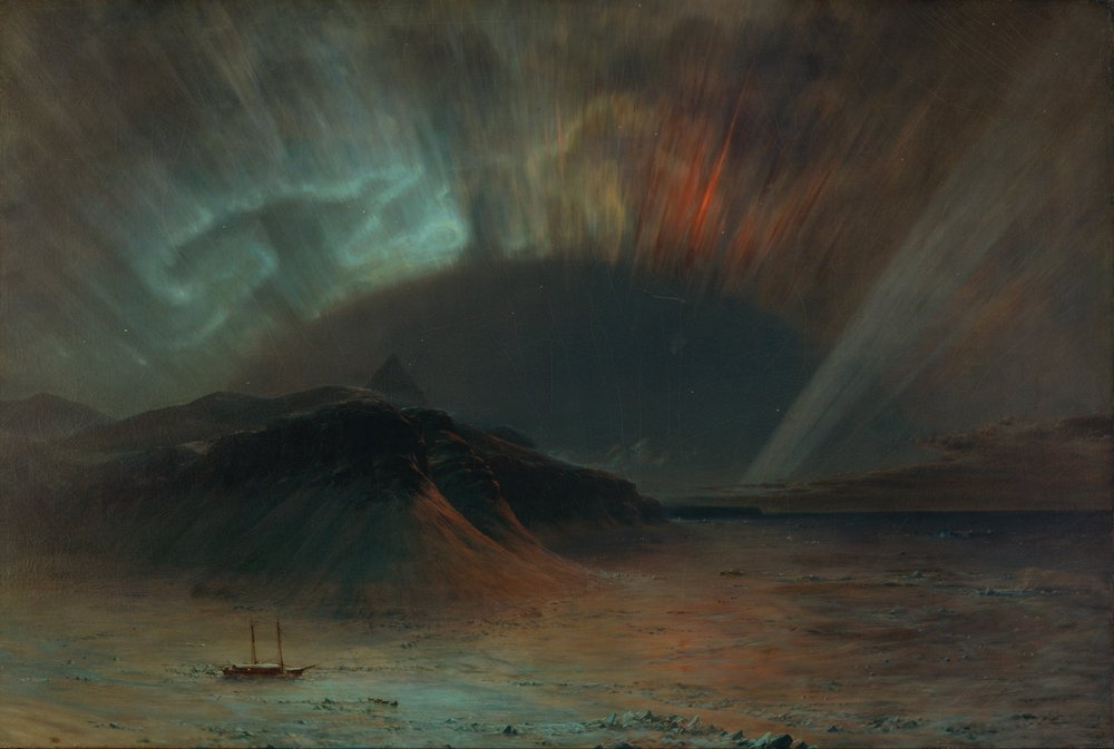 Aurora Borealis by Frederic Edwin Church