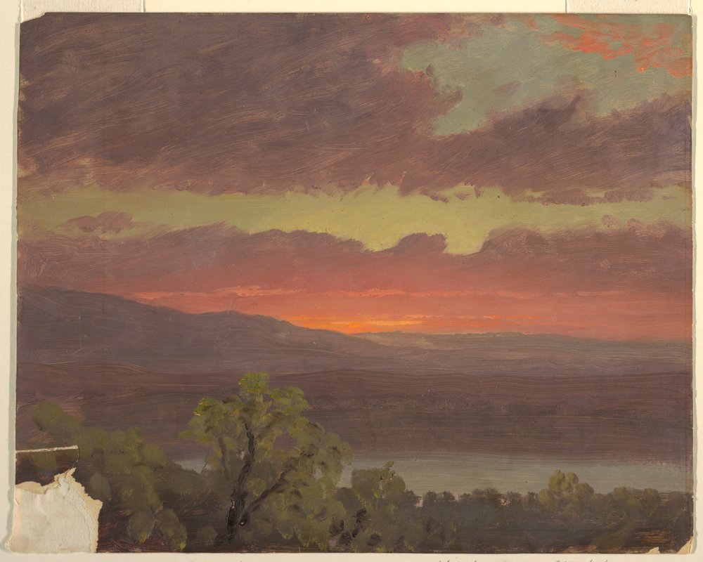 Sunset in Jamaica, West Indies, 1865–66 by Frederic Edwin Church