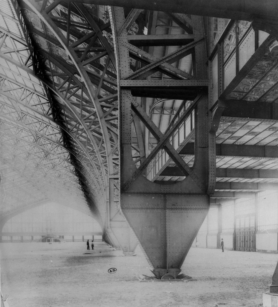View of the Interior of the Palais des Machines, Built for the Exposition Universelle in 1889 by French Photographer