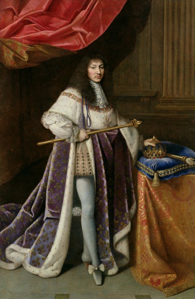 Portrait of Louis XIV (1638-1715) by French School