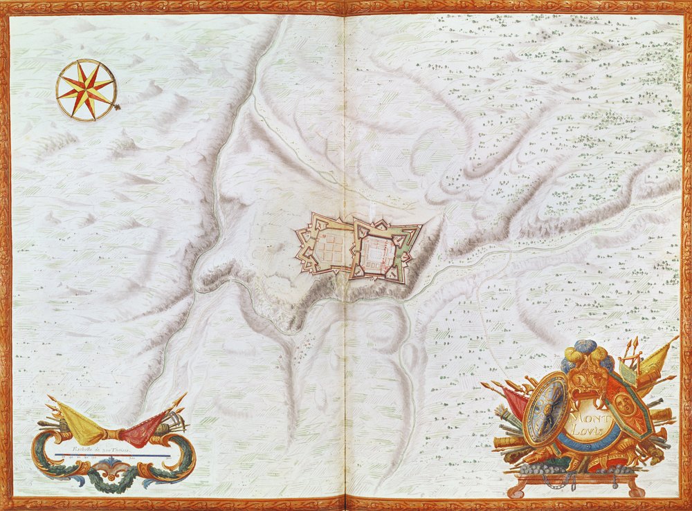 A Plan of Mont-Louis, from 'Atlas de Louis XIV'