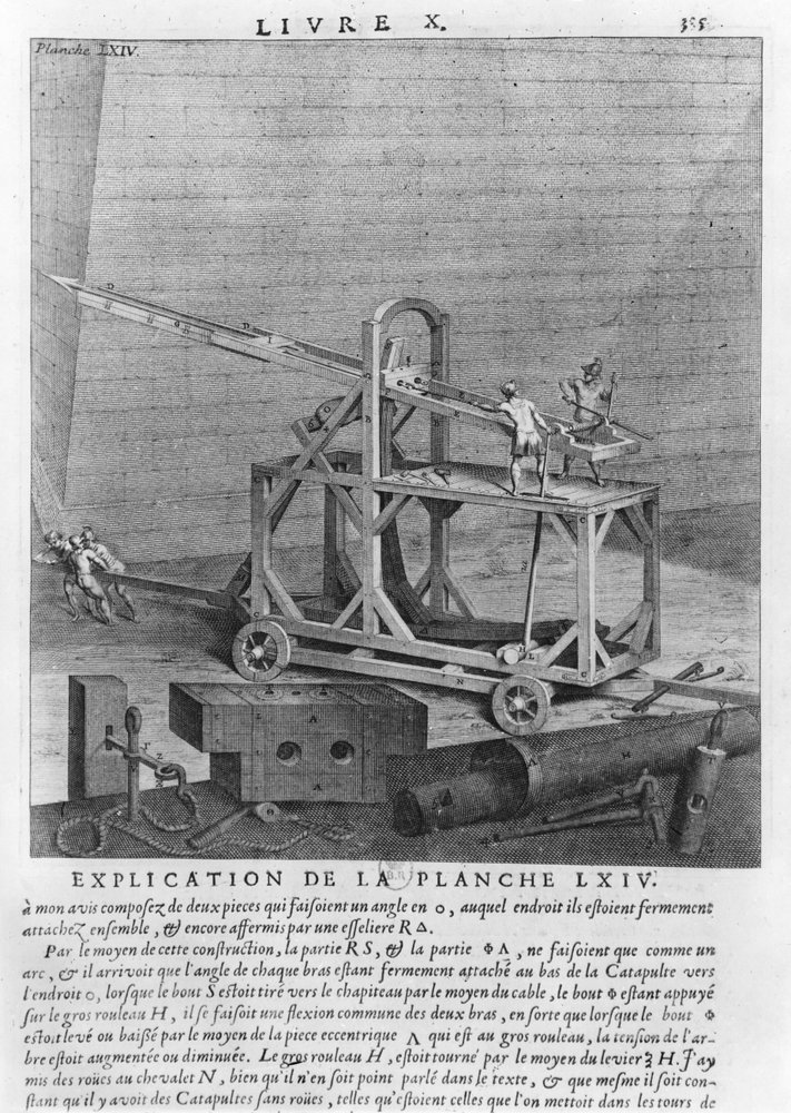 Catapult by French School: Highest-quality art reproduction