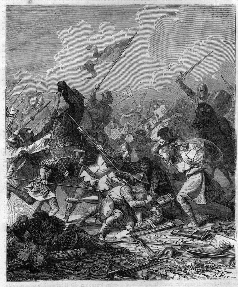 King Othon I of Germania, said the Great (912-973) surprised by the ...