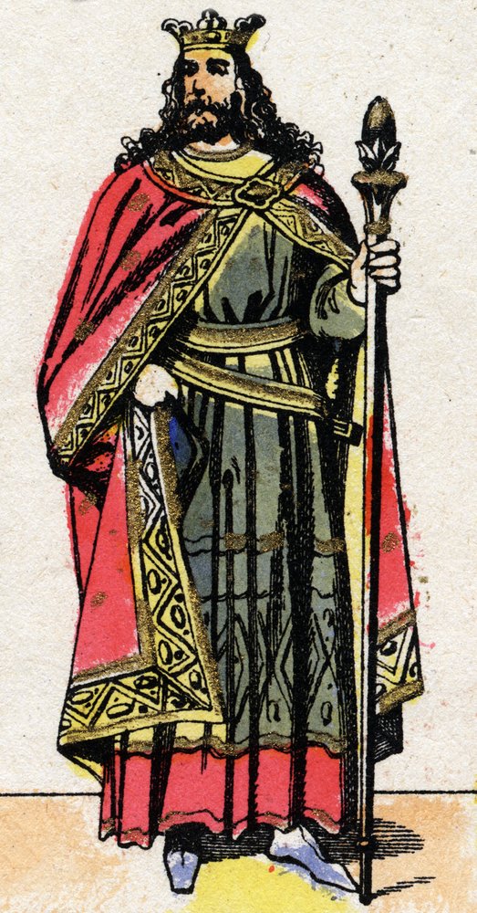 Portrait of Childebert II, King of Austrasia