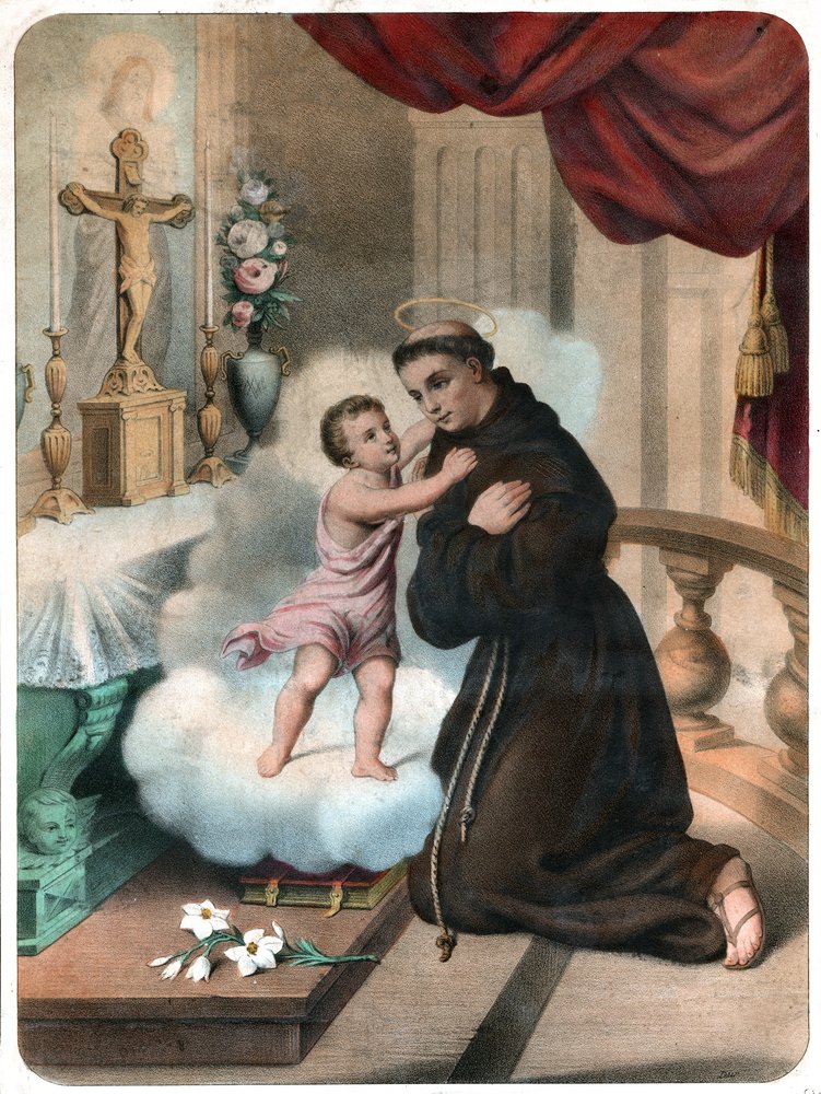 Saint Anthony of Padua by French School: Buy fine art prints