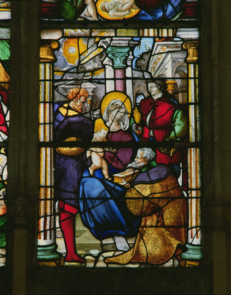The Adoration of the Magi by French School: Fine art print
