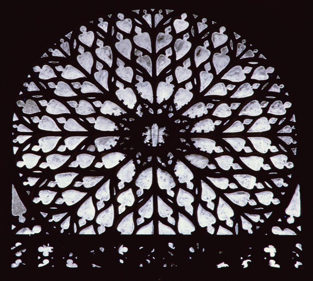 West rose window by French School