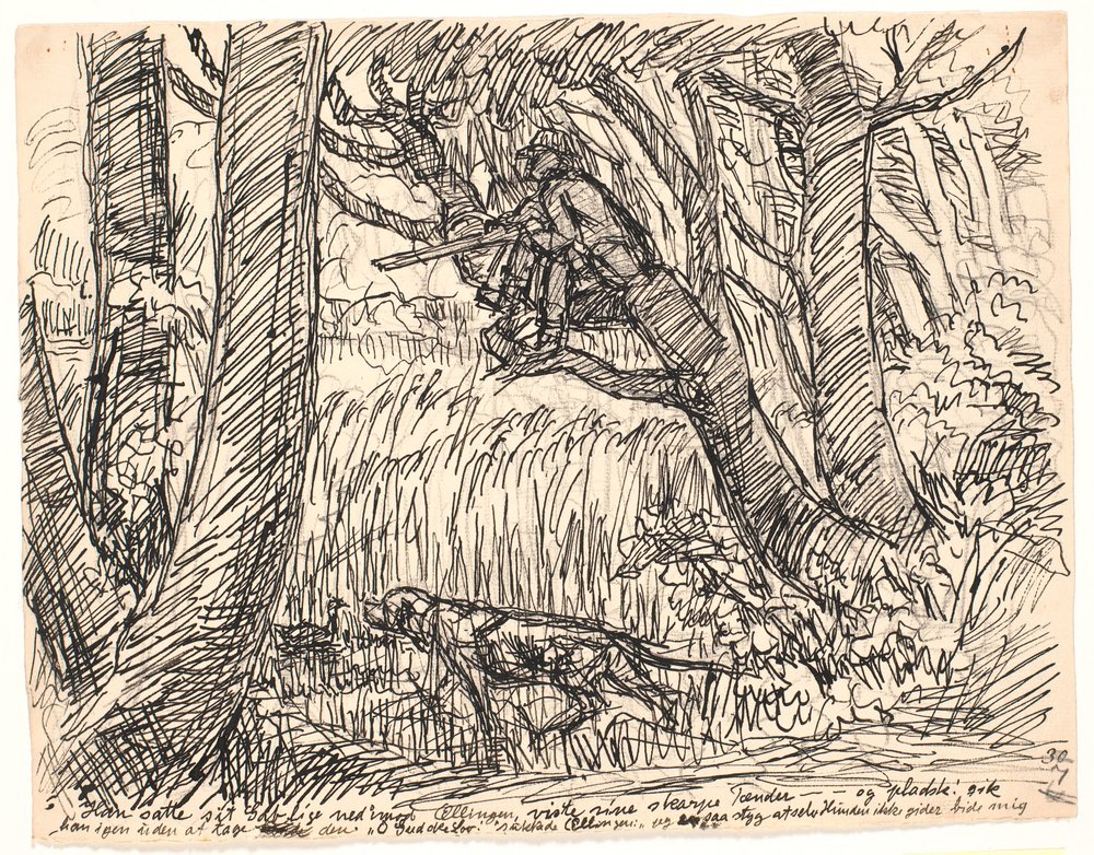 He Set His Jaw... by Fritz Syberg