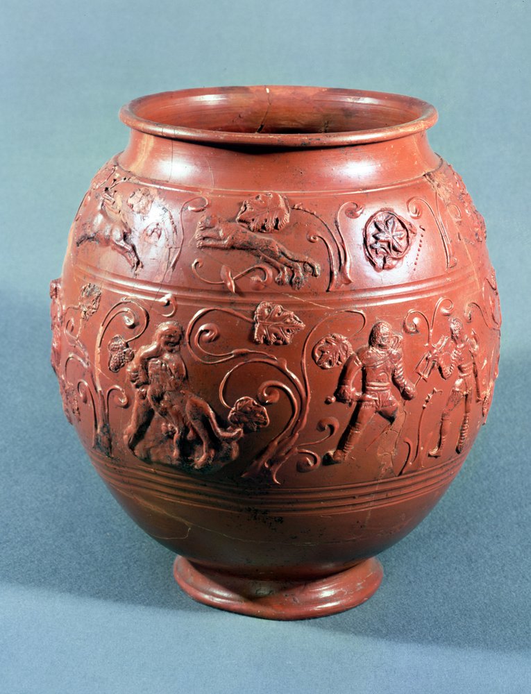 Sigillated Pot, from Lezoux, Puy-de-Dome by Gallo-Roman