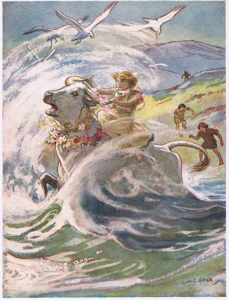 The Dragon's Teeth: The Bull Plunged Right in Among the Foaming Billows