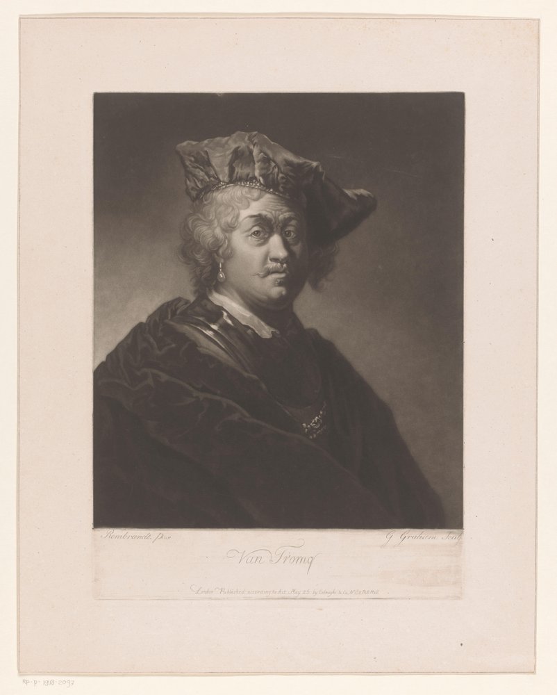 Portrait of an Unknown Man with Earring by George Graham