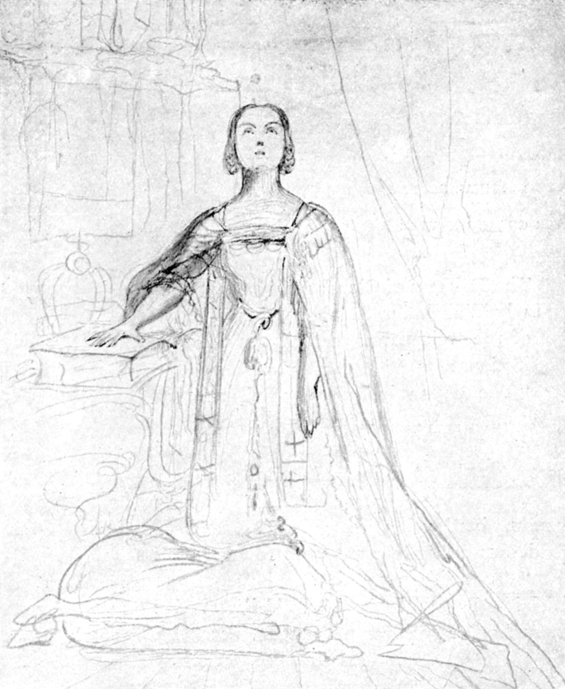 Queen Victoria taking the coronation oath, 1837, 1901. by George Hayter