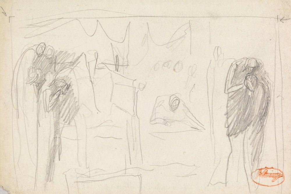 Figure Composition Study 45 by George Romney