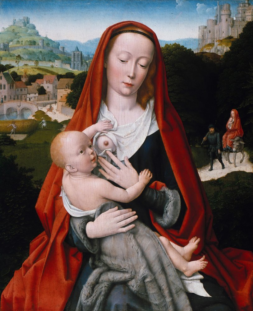 Virgin and Child by Gerard David: Premium art reproduction