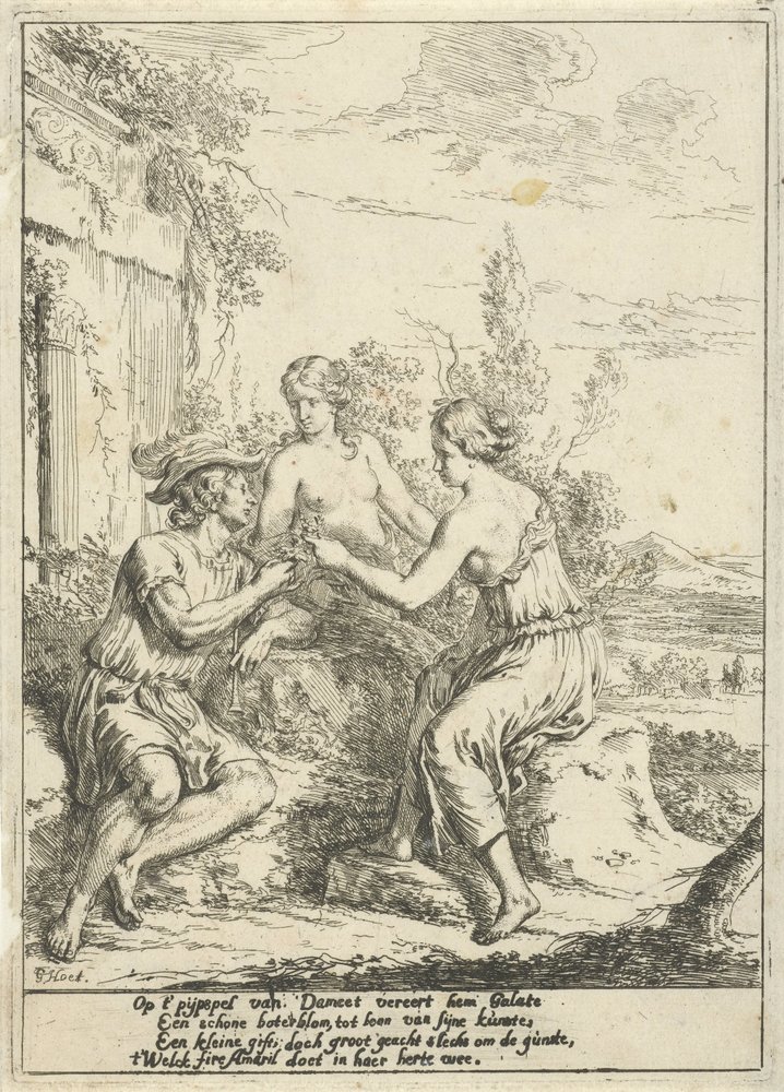 Pastoral Scene with Dameet, Galate, and Amaril
