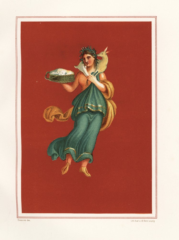 Allegorical Wall Painting of Spring by Geremia Discanno