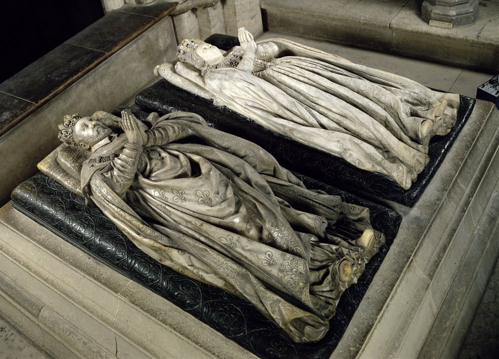 Effigies of Henri II (1519-59) and Catherine de Medici (1519-89), 1583 by Germain Pilon